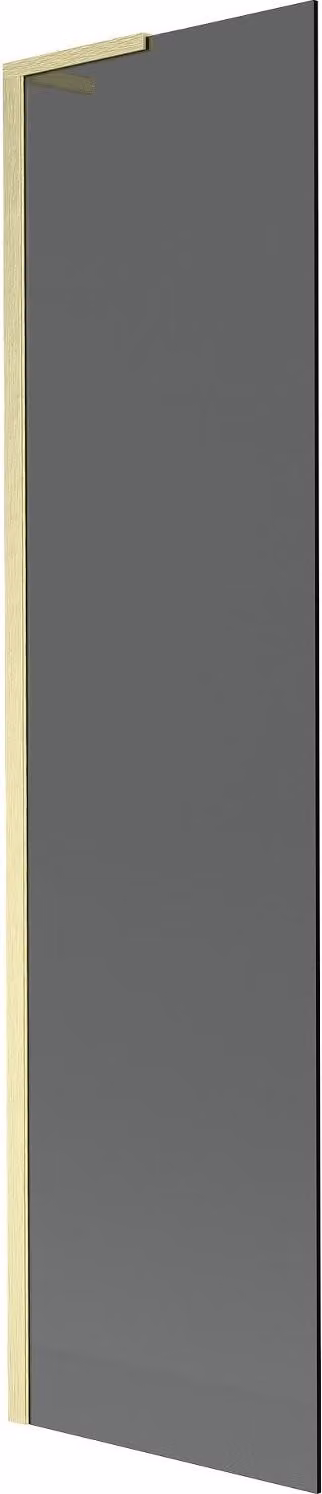 Mexen Next L parete doccia a 1 anta 50 x 150 cm, grafite, oro spazzolato - 895-050-000-03-40-55