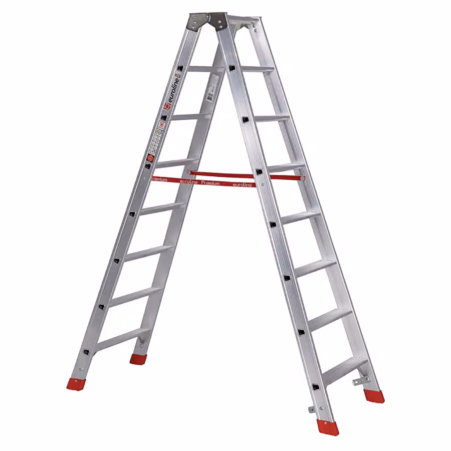 Euroline Premium 30577 Scala a pioli a 2 file da 8 gradini
