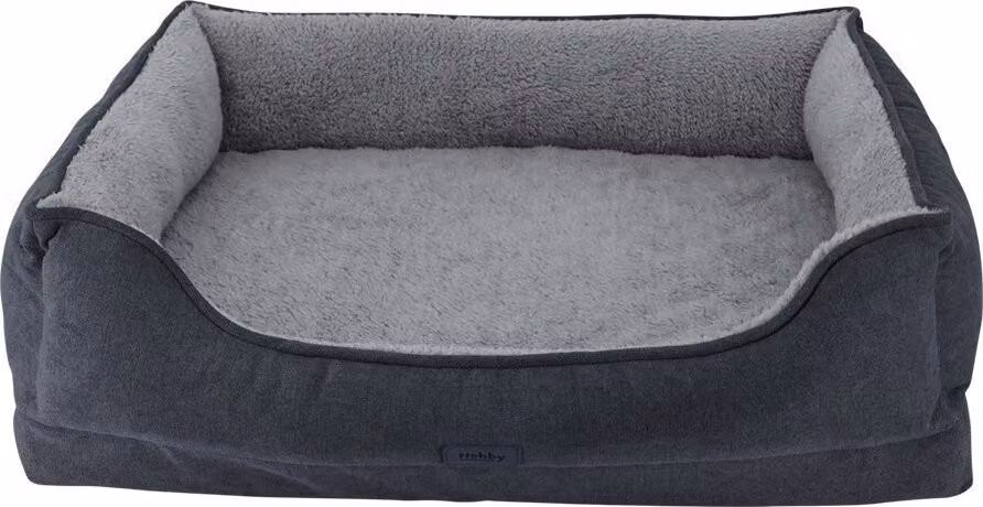 Lettino comfort NOBBY "Vara" grigio-grigio chiaro, 90 x 70 x 24 cm