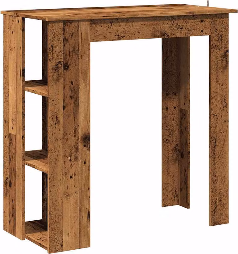 Tavolo Bar con Ripiano Antico 102x50x103,5 cm Truciolato