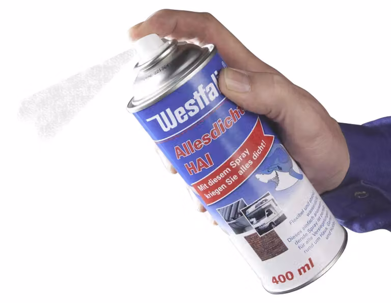 Allesdicht-Hai Spray Sfiletto femminillante Trasparente 400 ml - Impermeabilizzante universale