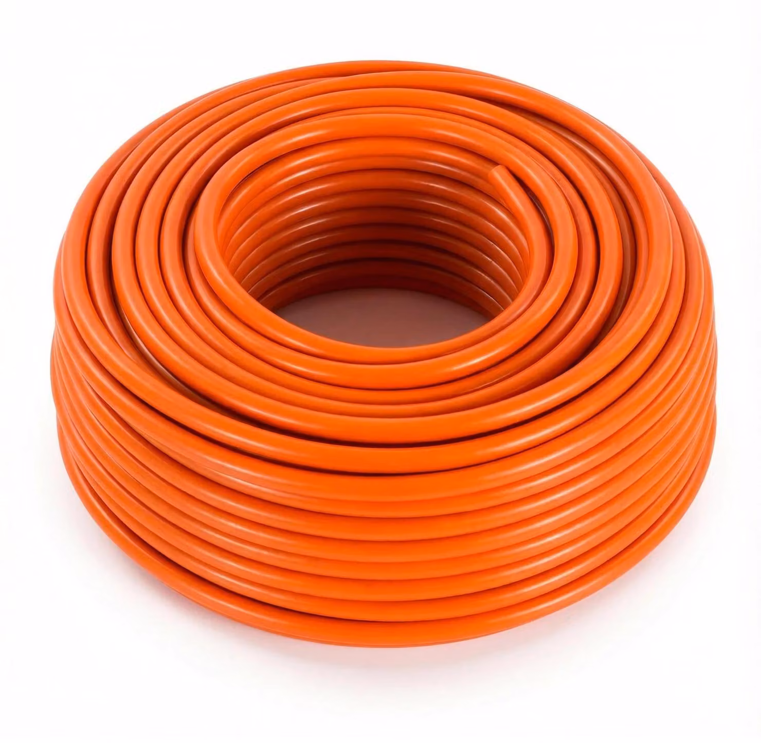 Tubo flessibile in PPR per acqua - Tubo per impianti idraulici - Diametro 1,27 cm - Bobina da 50 metri - Per impianti idraulici interni - Colore arancione