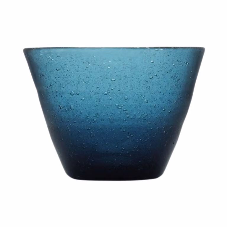 Coppa piccola Memento Glass in vetro, Blu, 4 pezzi