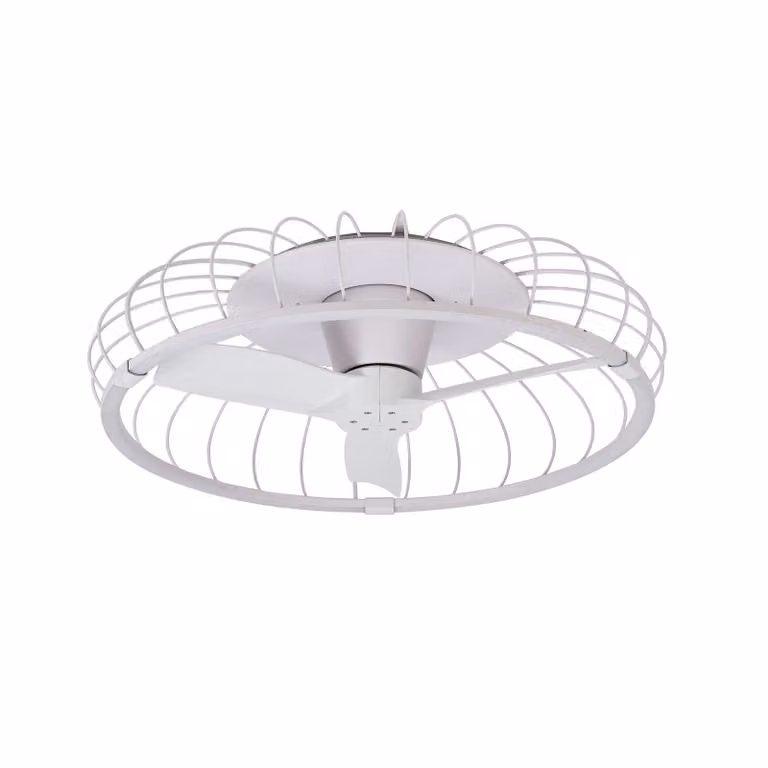 Mantra Iluminación Ventilatore da soffitto LED Nature, app CCT, bianco dimmerabile, Bianco / Opale, Soggiorno / Sala da pranzo, Plastica