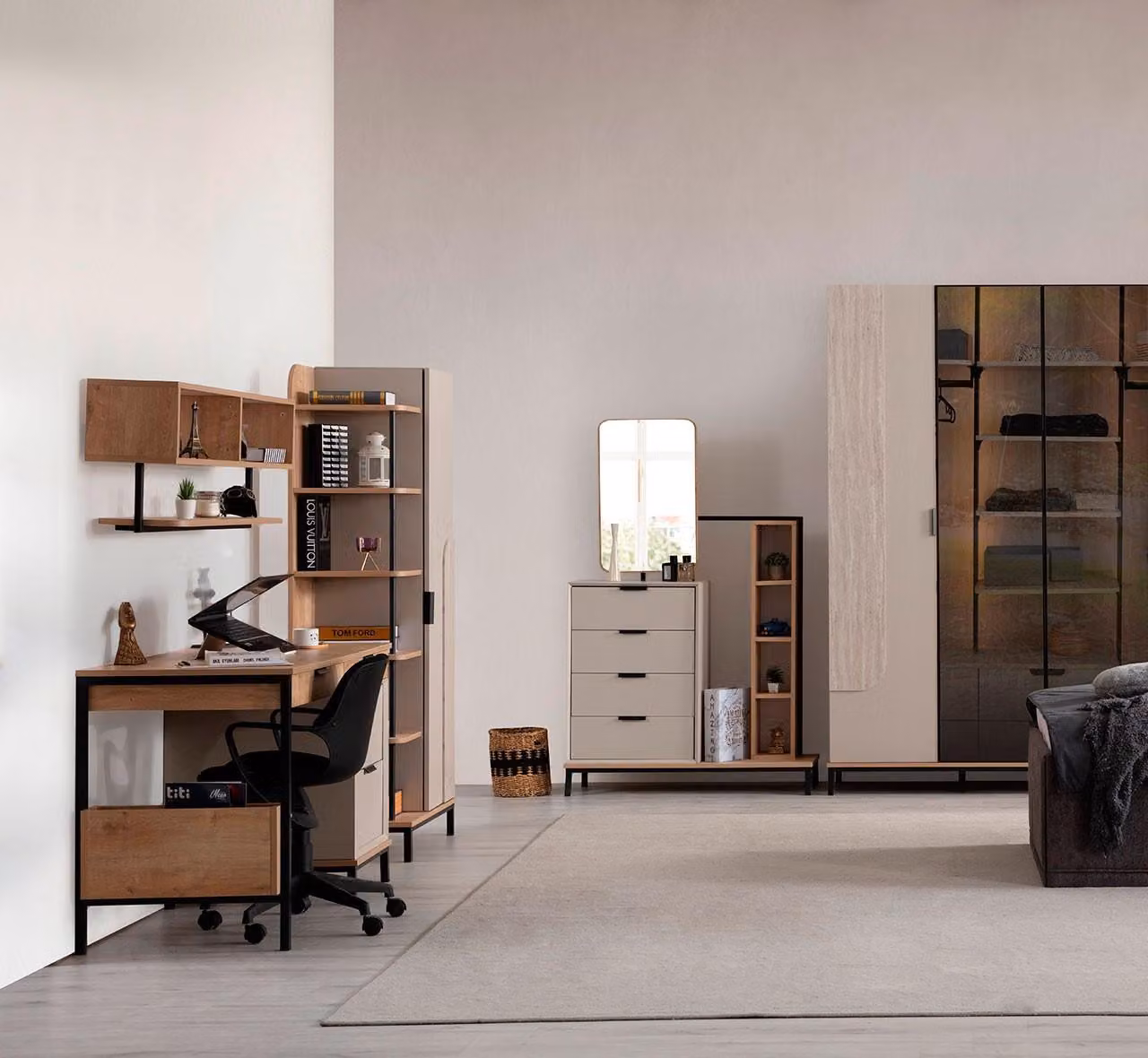 Stilvolle Schlafzimmer Möbel Schreibtisch Bücherregal Schminktisch