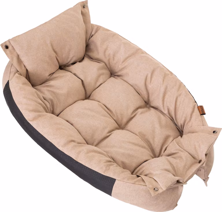 Letto per cani 2in1 "Twice" -120x80cm- Divano e materasso multifunzionale, pieghevole, impermeabile, antiscivolo, per cani e gatti | PillowPrim