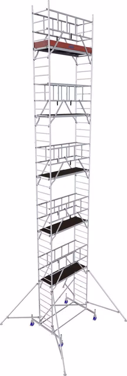 Ponteggio mobile Krause MONTO ProTec in alluminio 12,30 m