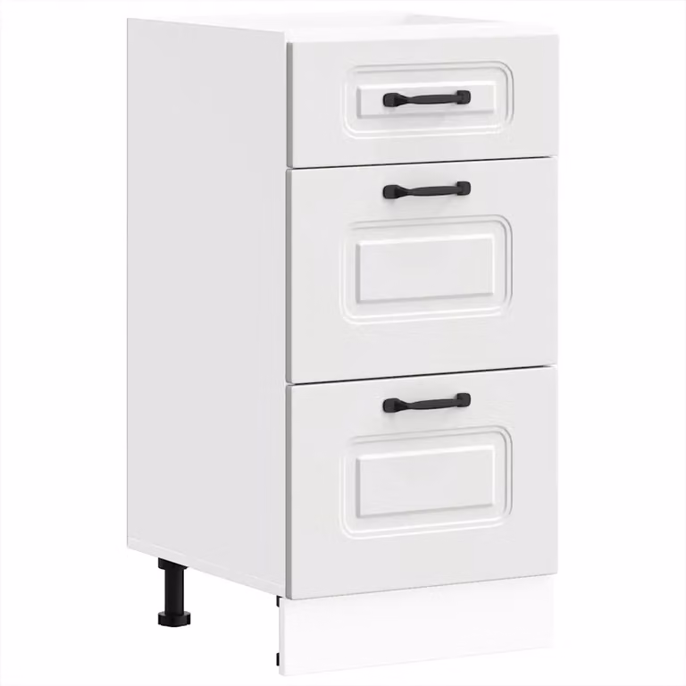 vidaXL Base da Cucina Kalmar Bianco in Legno Multistrato