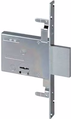 Set di 12 serrature a infilare Cisa 57016 in metallo color argento, H 82 mm x L 60 mm x P 25 mm