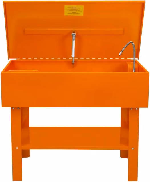 Lavapezzi per parti meccaniche Monster Shop arancione con tubo flessibile da 180L – 1