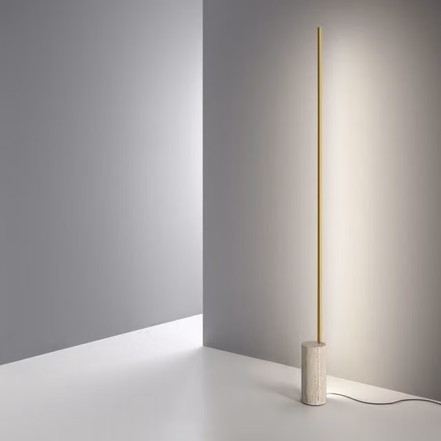 Piantana LED Panzeri Hilow Line con luce up e funzione dimmabile in vari colori