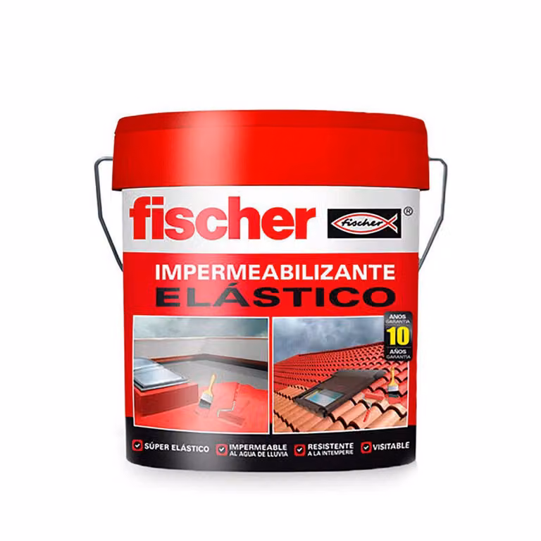Impermeabilizzante Fischer 548552 Bianco 4 L