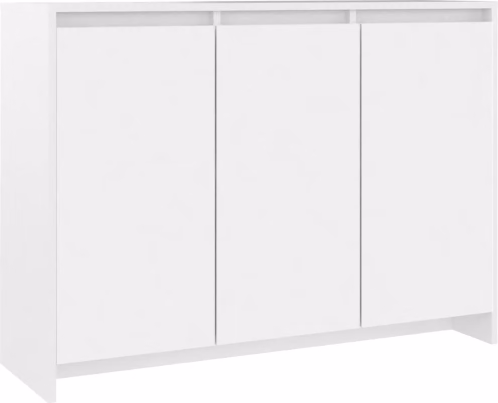 Credenza Bianca 102x33x75 cm in Truciolato