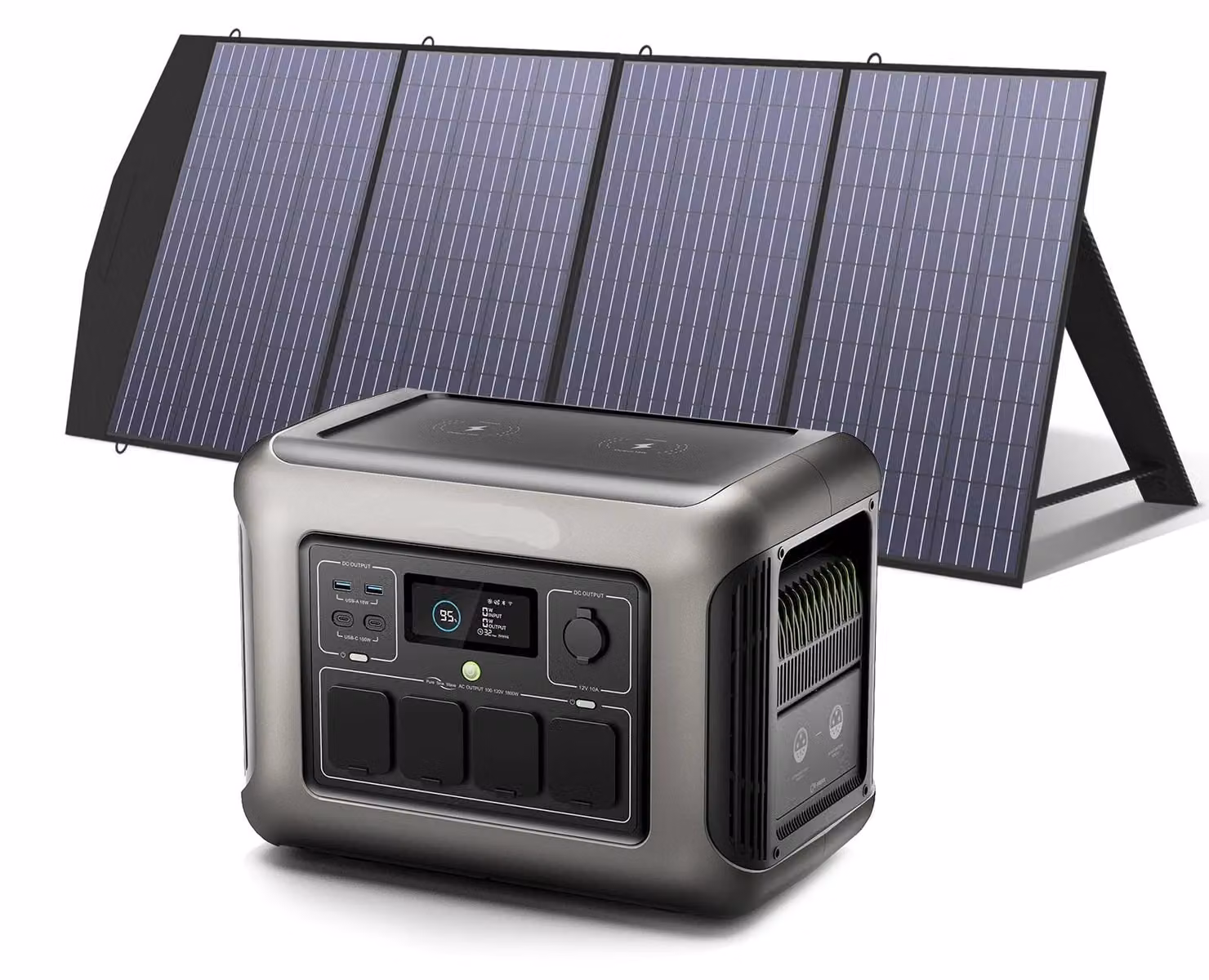 Centralina portatile di alimentazione – Batteria mobile – Generatore di emergenza – Stazione di energia solare – Capacità di 1152 Wh