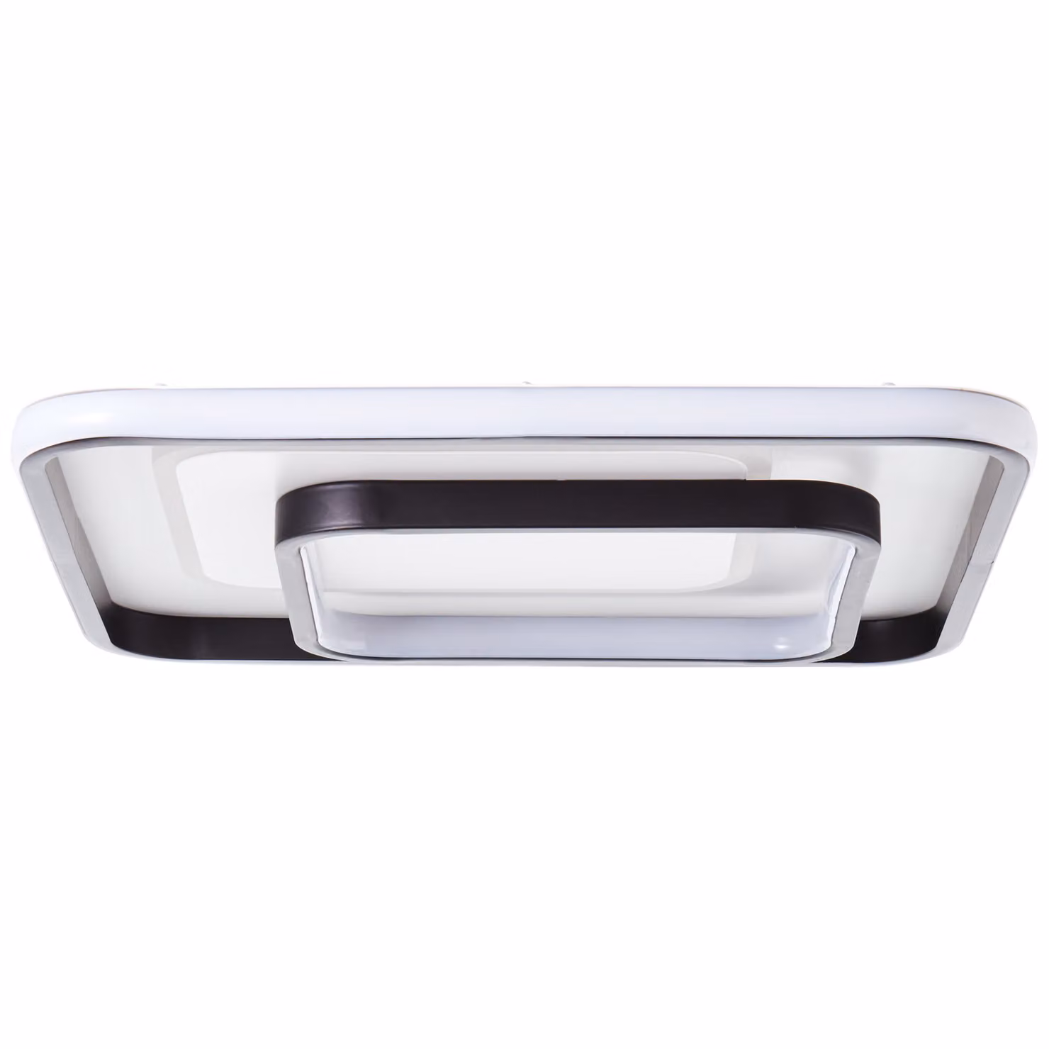 BRILLIANT Cava Plafoniera LED 40x40cm bianco/nero G99383/75