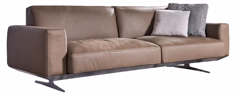 Dreisitzer Möbel Moderne Leder Couch Polster Design Sofa 3er Sitz Sofas Zimmer