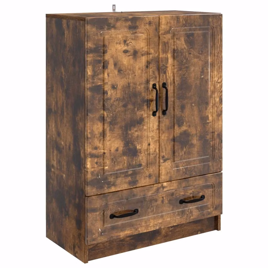 Credenza moderna Design In in legno ingegnerizzato Rovere Fumo, finitura opaca, L: 66 cm, P: 34,5 cm, H: 92 cm – 2