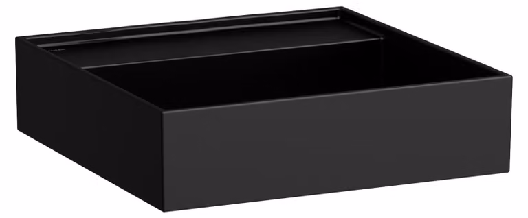 LAUFEN Kartell lavabo à poser, sans trou pour robinet, sans trop-plein, 460x460mm, H8183317161121, H8183317161121