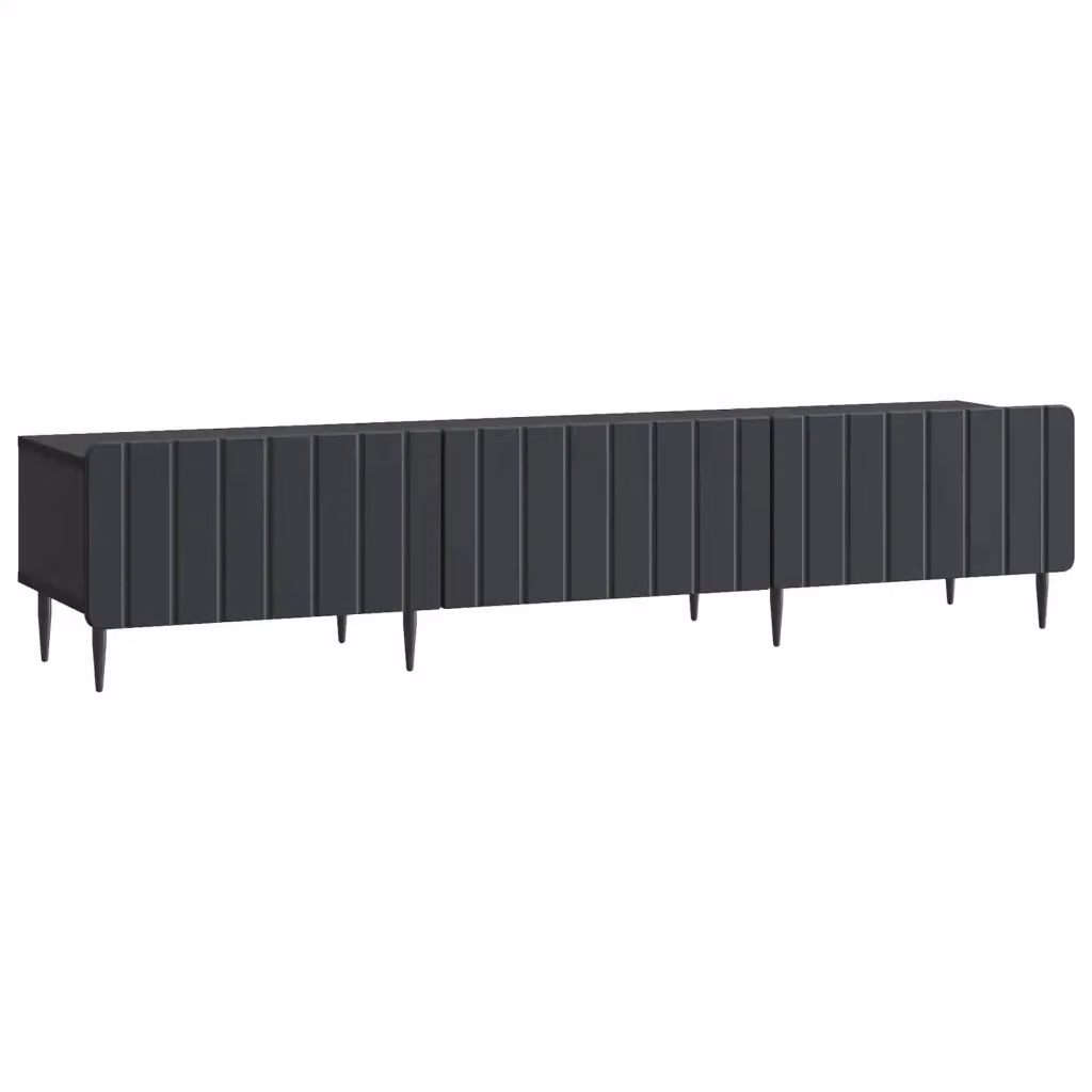 Mobile TV moderno Design In nero in legno ingegnerizzato L: 147 cm, P: 34,5 cm, H: 32 cm – 2