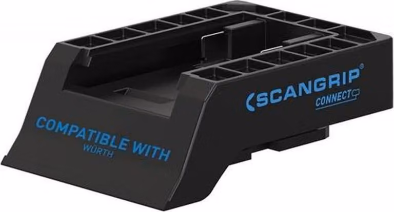 Adattatore per connettore Scangripp con sistema di sicurezza per batterie da 18/20 V Compatibile con Würth