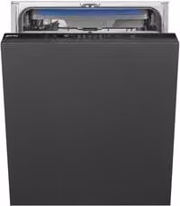 Lavastoviglie a scomparsa totale Smeg STL362DQ, 14 coperti, Classe D, Colore Nero, L: 60 cm
