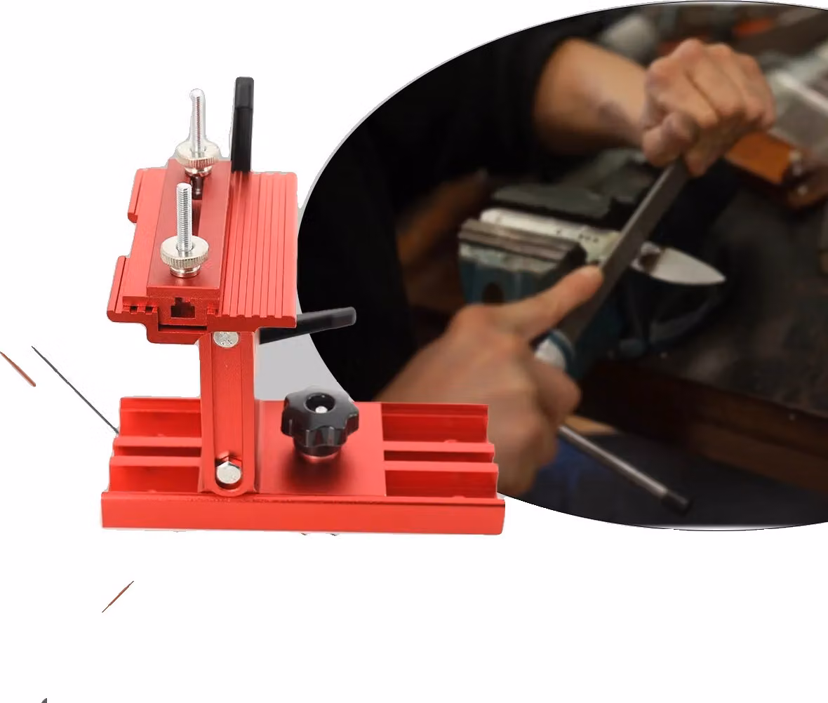 Dispositivo di affilatura per utensili, design regolabile, affilatura precisa, compatibile con smerigliatrici