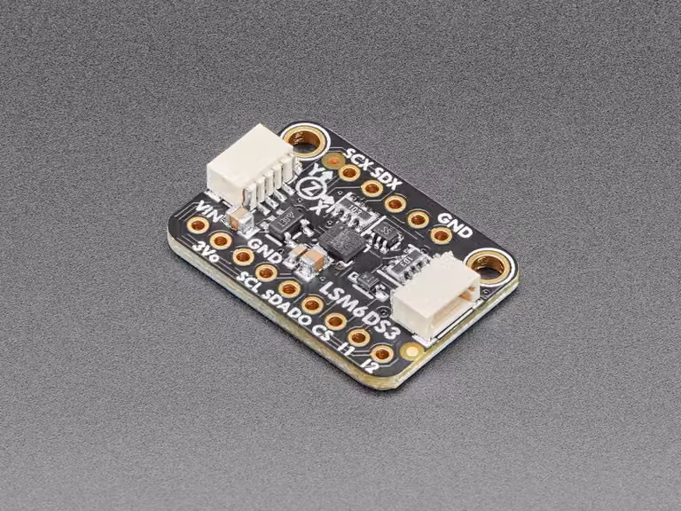 Modulo IMU a 6 gradi di libertà (6DoF) LSM6DS3TR-C con accelerometro e giroscopio, compatibile con STEMMA QT/Qwiic