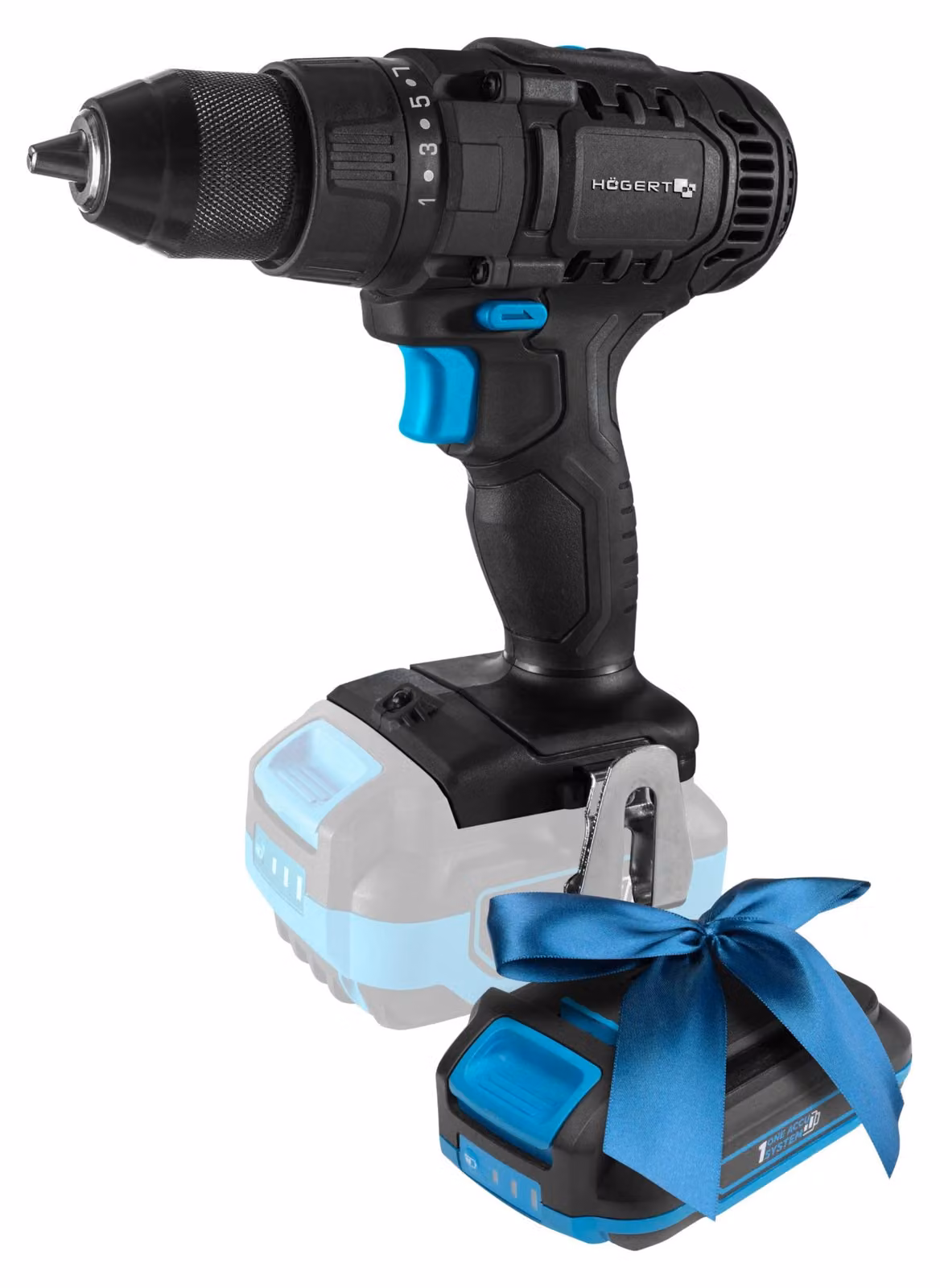 Trapano avvitatore, 18 V, coppia di serraggio di 50 Nm, mandrino autoserrante da 13 mm