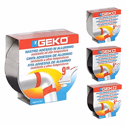 Nastro Adesivo Alta Temp. Mm 40 M 9  B.Co     Geko