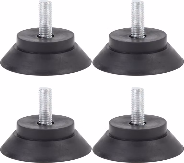 4PCS -Piedi in gomma con viti Ventosa antiscivolo per mobili e attrezzature per il fitness