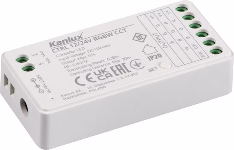 Controllore per strisce LED Kanlux CTRL 12/24V RGBW CCT