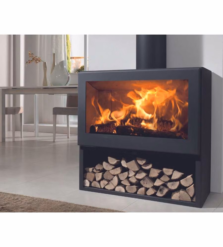 Panadero Stufa a Legna Fenix 7,2 KW - Design Moderno per 220 m³