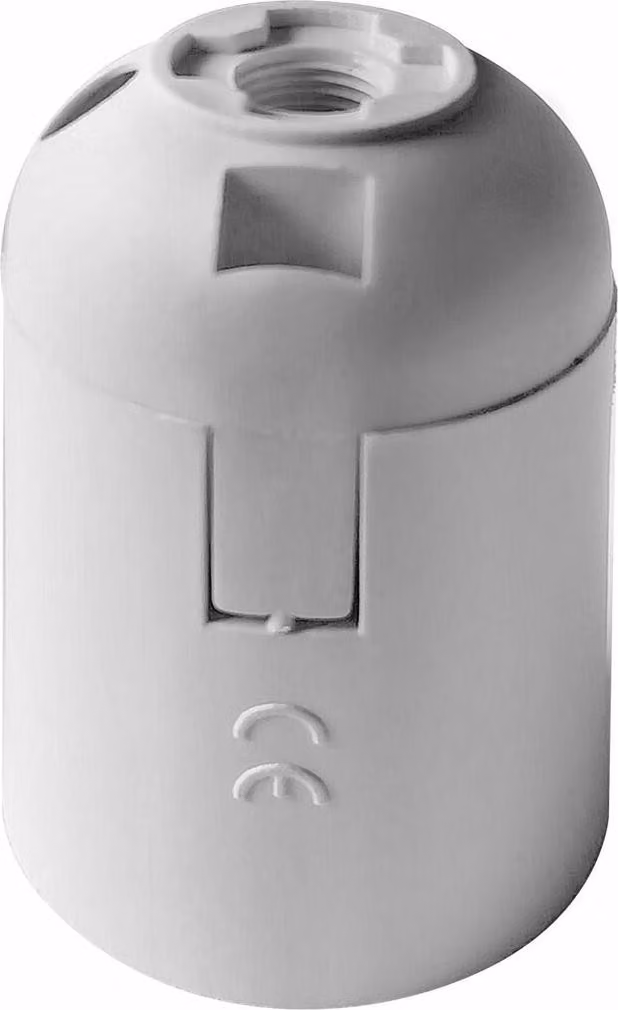 Portalampada E27 Virone LH/E27-1/W, bianco