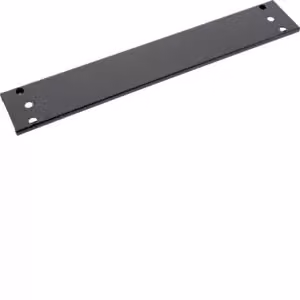 Mascherina frontale/posteriore Hager 400x100 RAL9005 MES-SOB401
