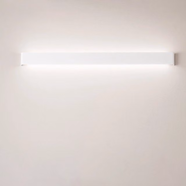 Applique Moderna Way Perenz Illumina in Metallo Bianco con LED da 36W e Luce Calda 3000K