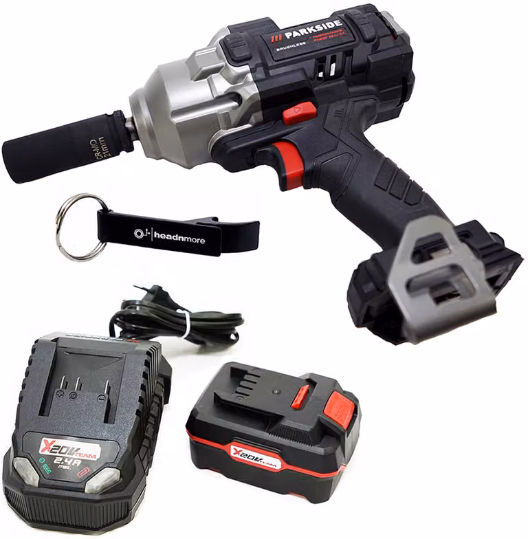 PARKSIDE PERFORMANCE® Avvitatore a impatto a batteria da 20 V PASSP 20-Li / 1⁄2″ / incl. batteria (4 Ah) e caricabatteria (2,4 A)