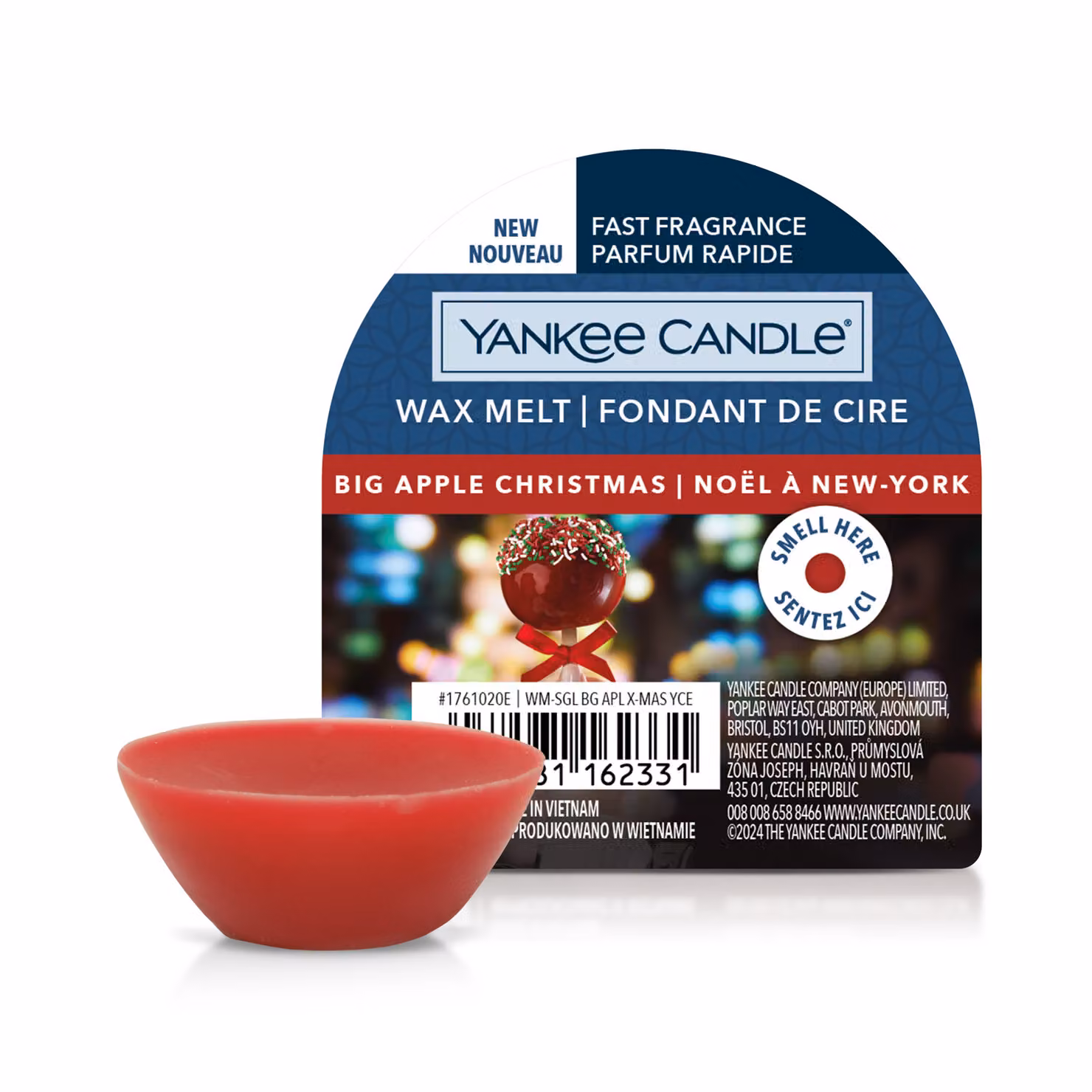 Cera profumata Yankee Candle Big Apple Christmas per bruciatore, colore rosso – 2