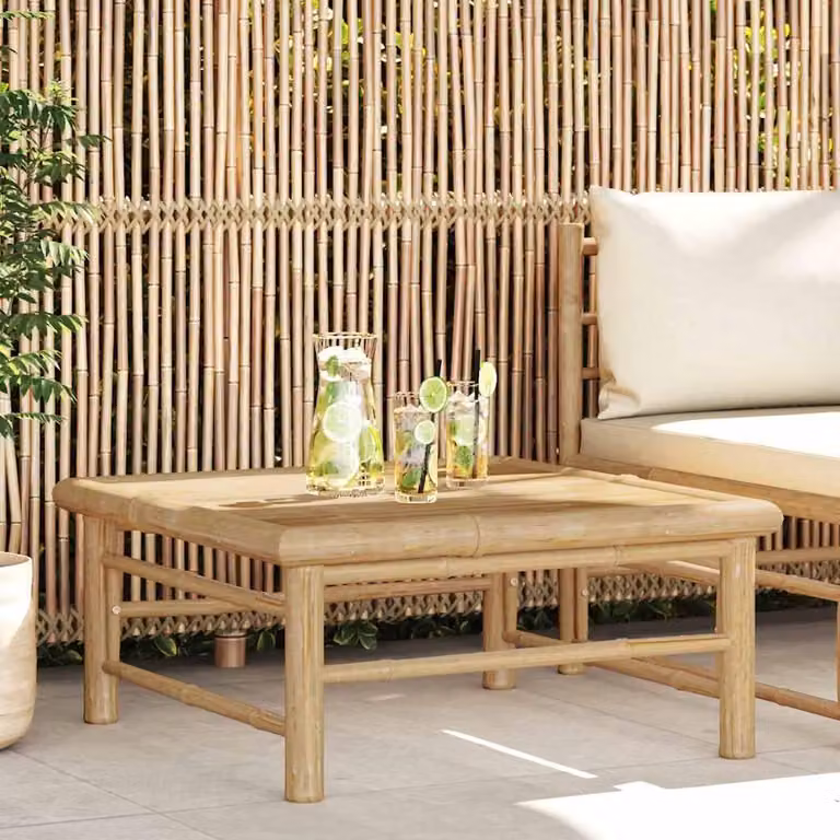 Maison Exclusive - Tavolo da giardino 65x65x30 cm in bambù