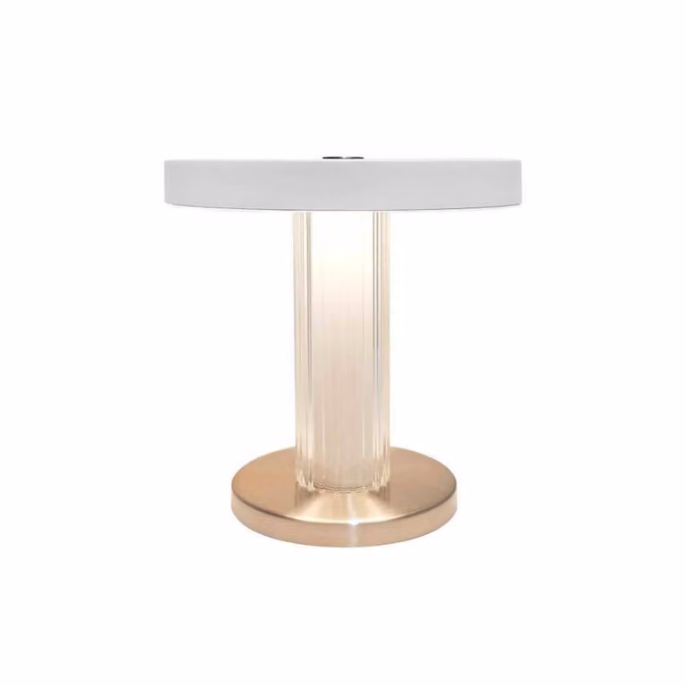 DFTP by Nordlux Lampada da tavolo a LED Trezzi, dimmerabile, Bianco / Opale, Soggiorno / Sala da pranzo, Metallo, Scandinavo, Lampada da tavolo LED