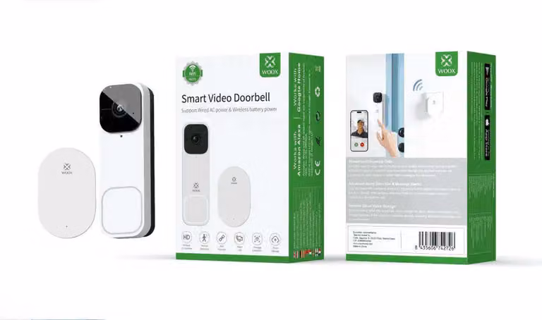 WOOX Campanello video intelligente + campanello | WOOX R4331
