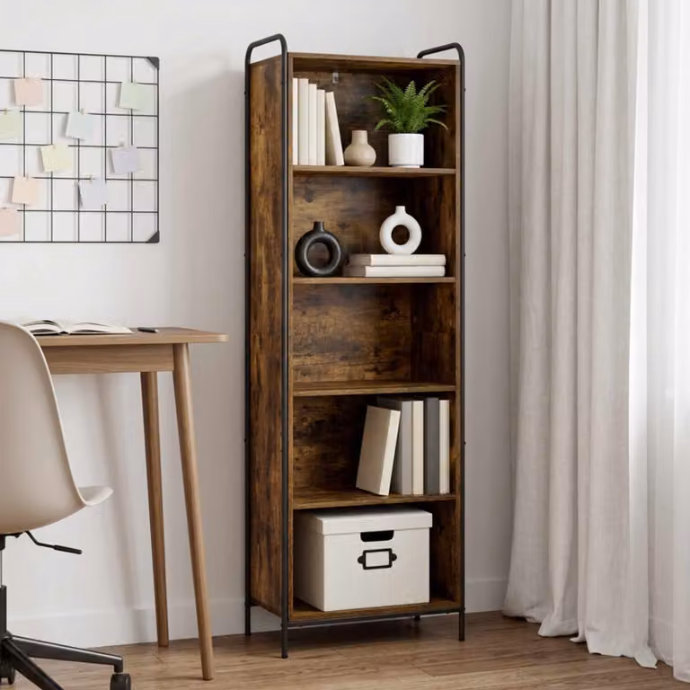 vidaXL Armadio per Libri 55,5 x 33 x 174 cm Legno ingegnerizzato