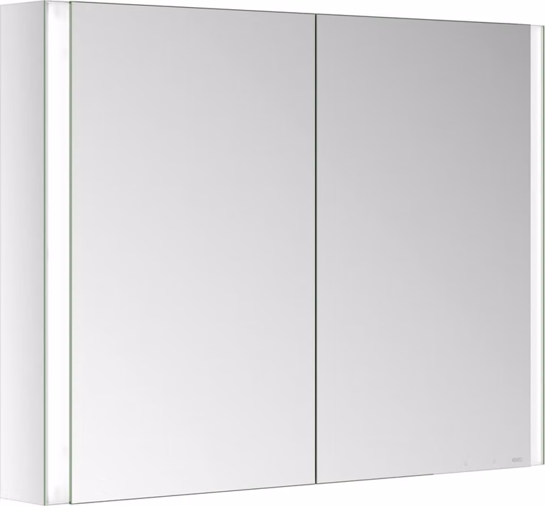 KEUCO SOMARIS Armoire de toilette murale 2 portes, avec miroir chauffant, 1000mm, 14503002101, 14503002101