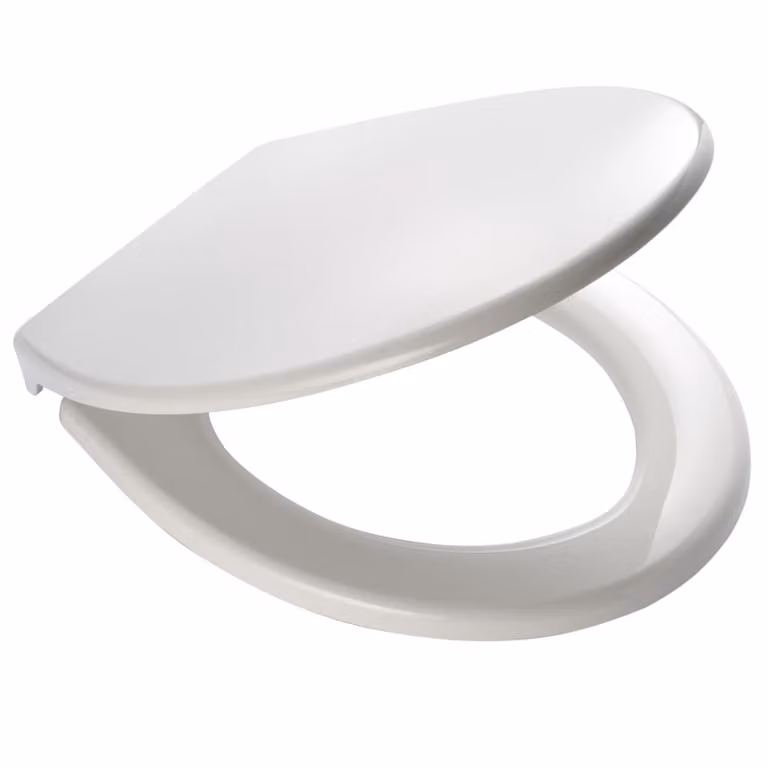 ridder 02101101 miami sedile wc con sistema di chiusura, in poli