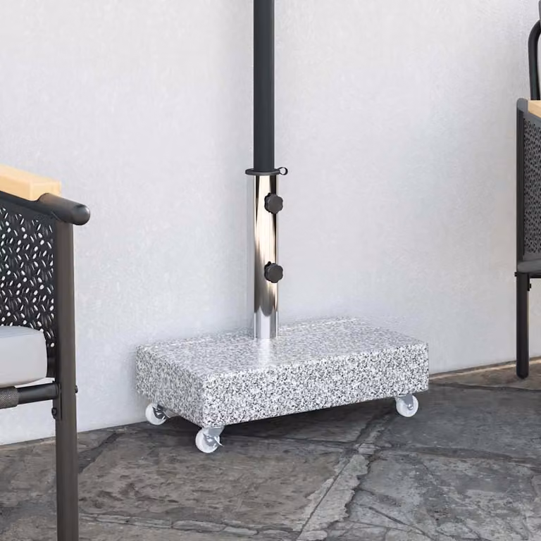Maison Exclusive - Portauggiola grigio chiaro 45x25x8,3 cm granito