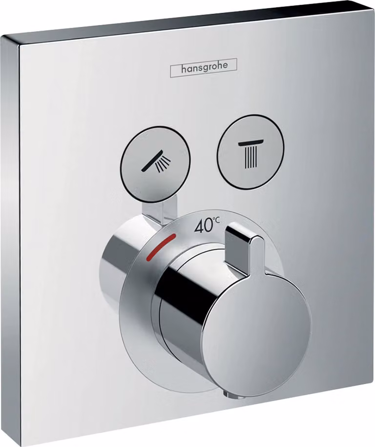 hansgrohe ShowerSelect Termostato da incasso per 2 utenze, cromato, 1 pz.