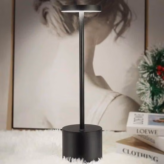Lampada da tavolo a LED - Ricaricabile - Senza fili - Regolabile - Alta qualità - Adatta per il soggiorno o la camera da letto