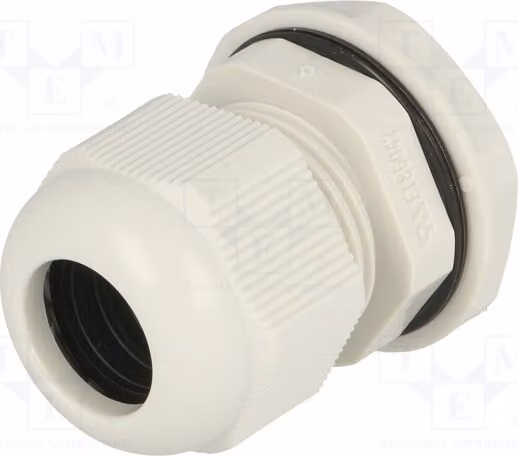 1 x Raccordo per cavo, grigio, UL94V-2, EG-16GY1, grado di protezione IP68, materiale: [specificare il materiale]