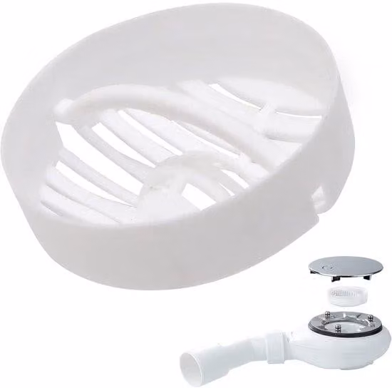 Set da 20 pezzi composto da sifone per bagno, filtro per soffione doccia, valvola di scarico e filtro per capelli per soffione doccia Viega