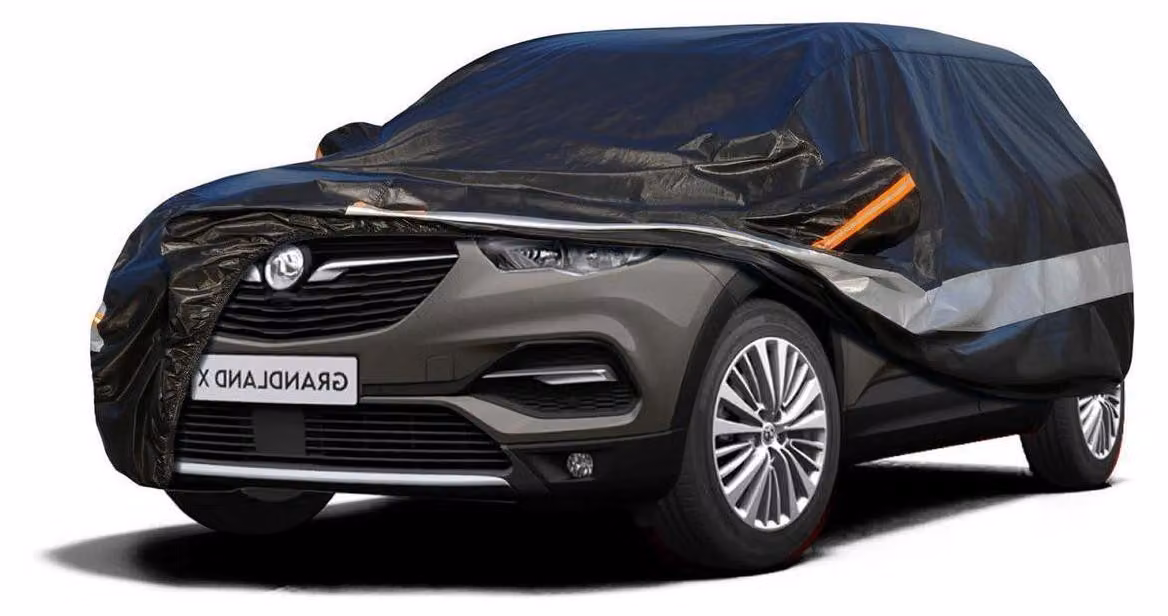 Copertura per auto, 10 strati, impermeabile e traspirante, per Vauxhall Grandland (2017-2023), colore nero