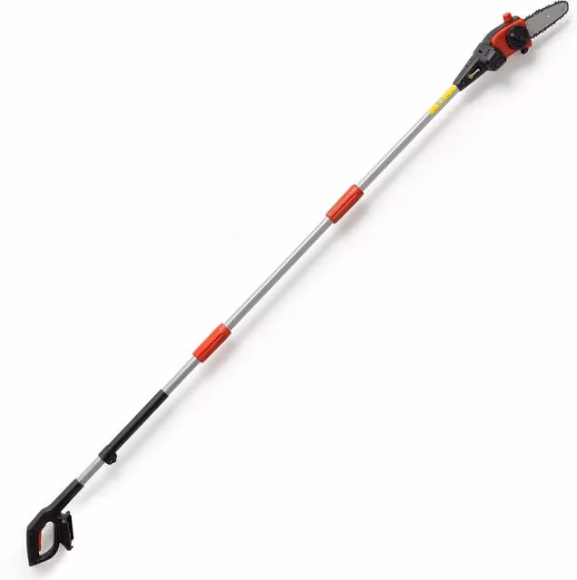 Motosega Telescopica a Batteria Outsunny con Lubrificazione Automatica, Colore Nero e Argento